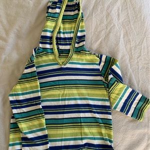 Tea collection hoodie l/s shirt - size 5